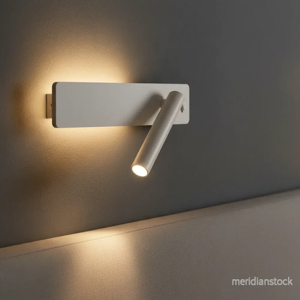 Svängbar LED-vägglampa – GlowFocus