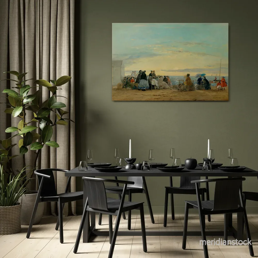 CHARMING COASTAL MOMENTS Horizontal Canvas Print