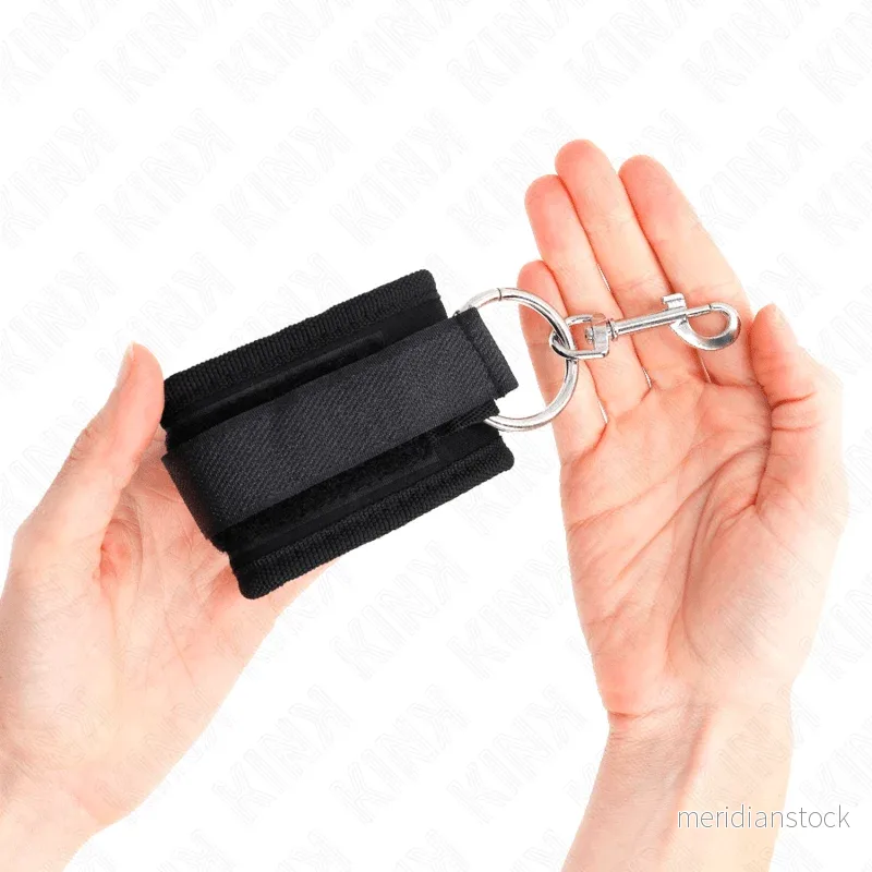 KINK - WRIST RESTRAINTS BLACK ADJUSTABLE 18-35 CM X 6 CM - Bild 3
