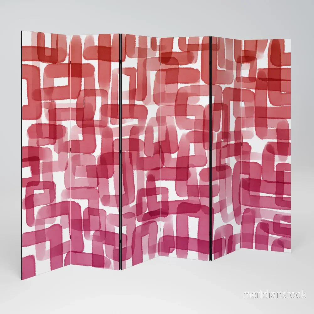 KALEIDOSCOPIC CUBISM Rumsavdelare 6 paneler