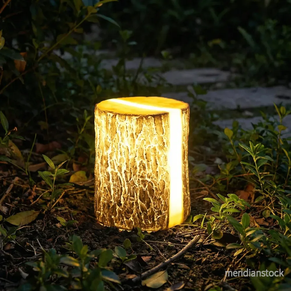 Trädgårdslampa i rustik stil - Lumistrove - Bild 2