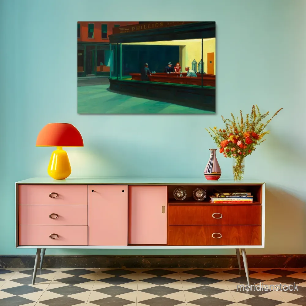 SERENE EVENING CHAT Horizontal Canvas Print - Bild 2