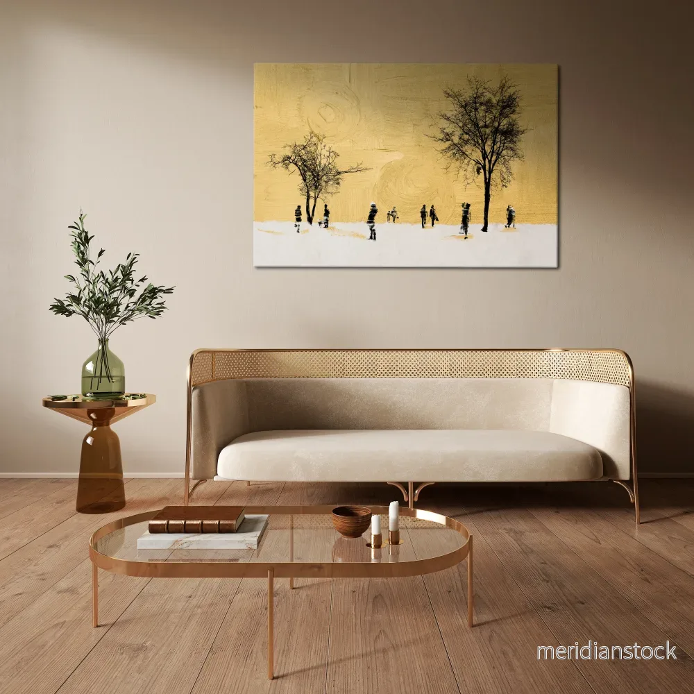 ERASED IN TIME Horizontal Canvas Print - Bild 2