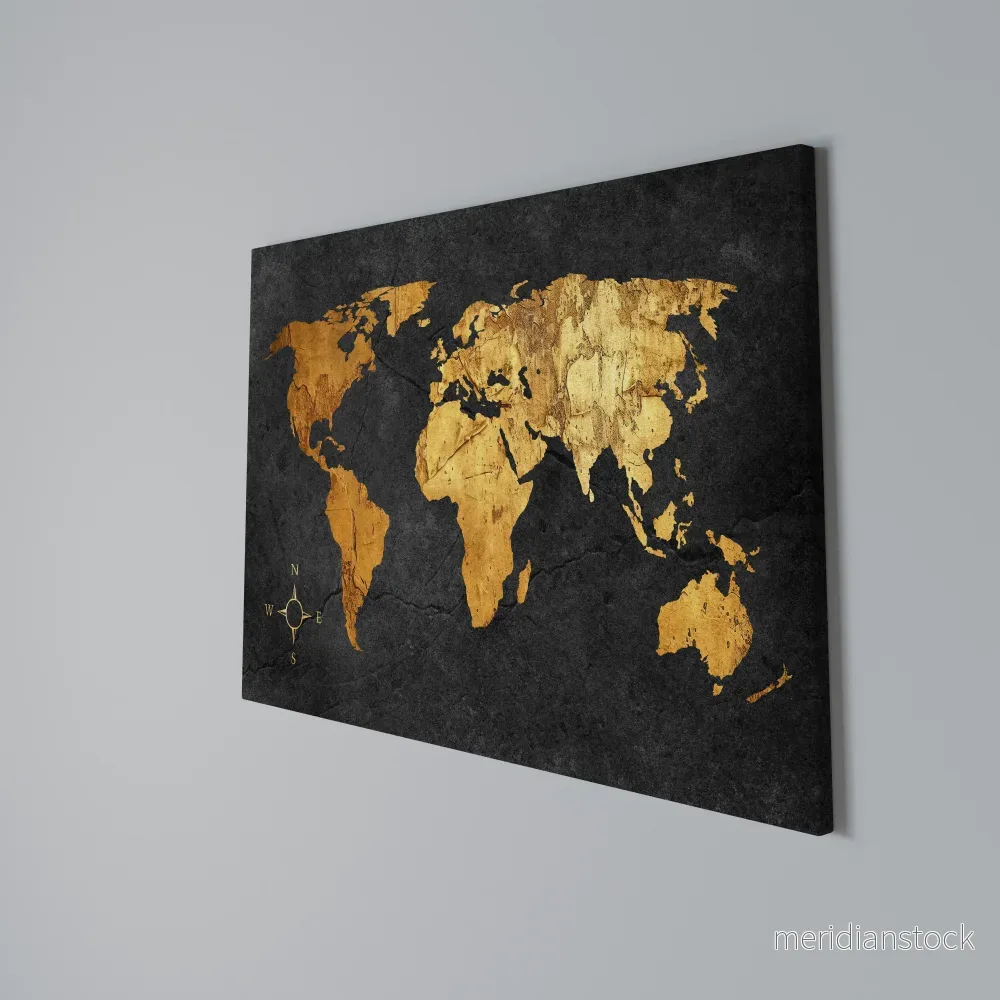 GOLDEN GLOBE ILLUSION Horizontal Canvas Print - Bild 3