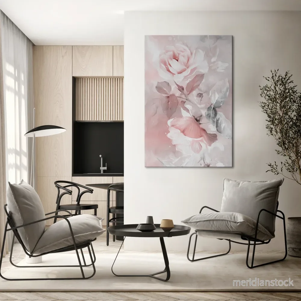 GRACEFUL DAYS Vertical Canvas Print