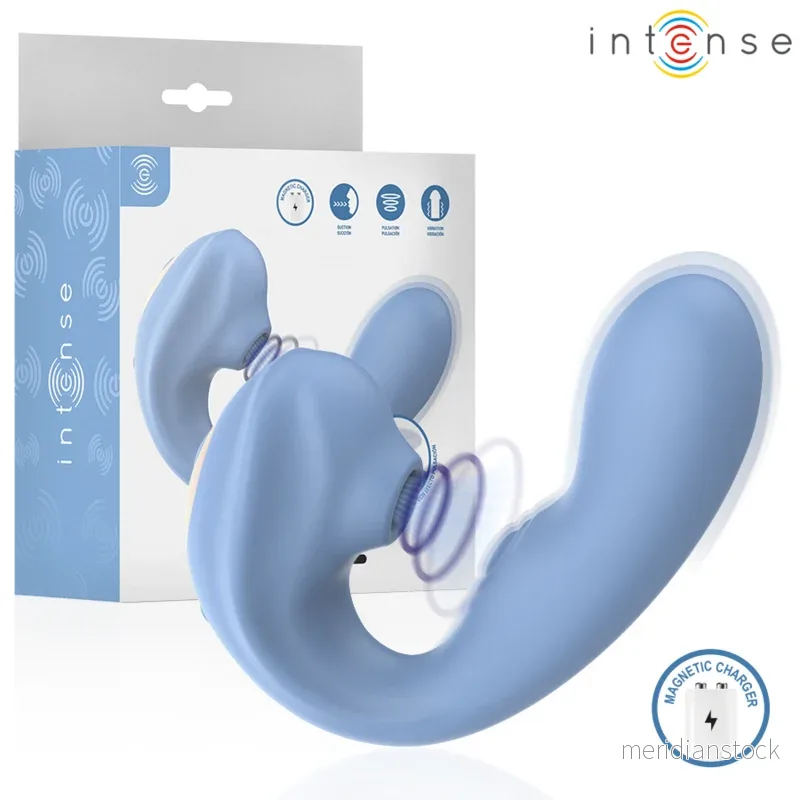 INTENSE - GINA MULTIFUNCTION CLITORAL STIMULATOR BLUE - Bild 2