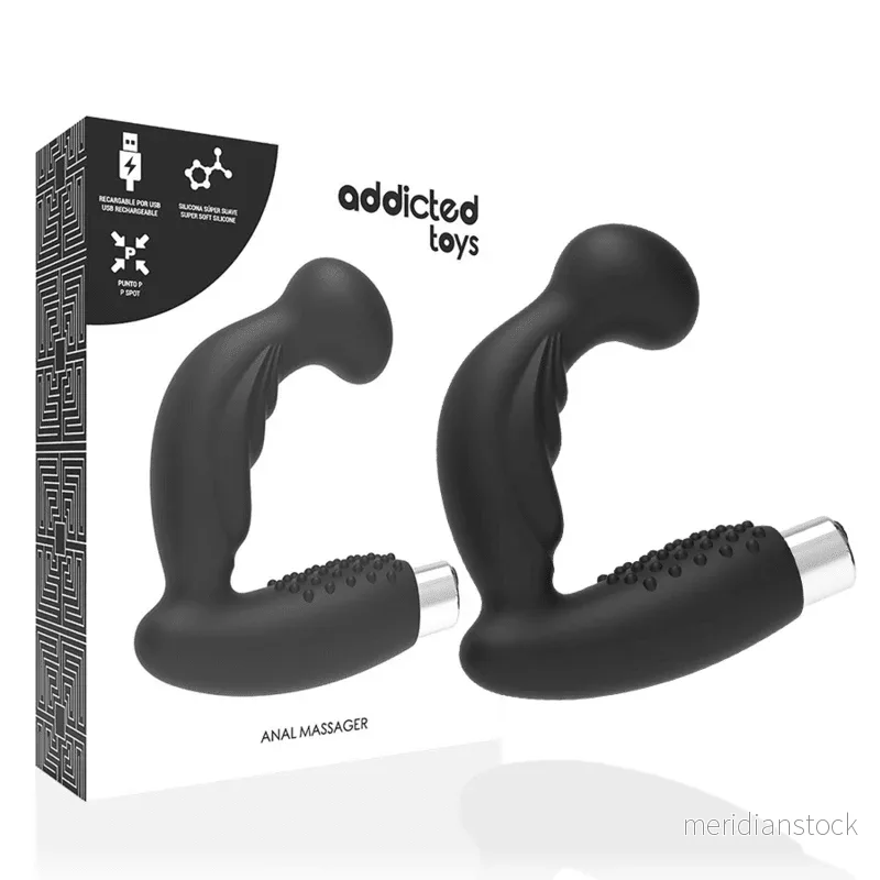 ADDICTED TOYS - PROSTATIC VIBRATOR RECHARGEABLE MODEL 3 - BLACK - Bild 2