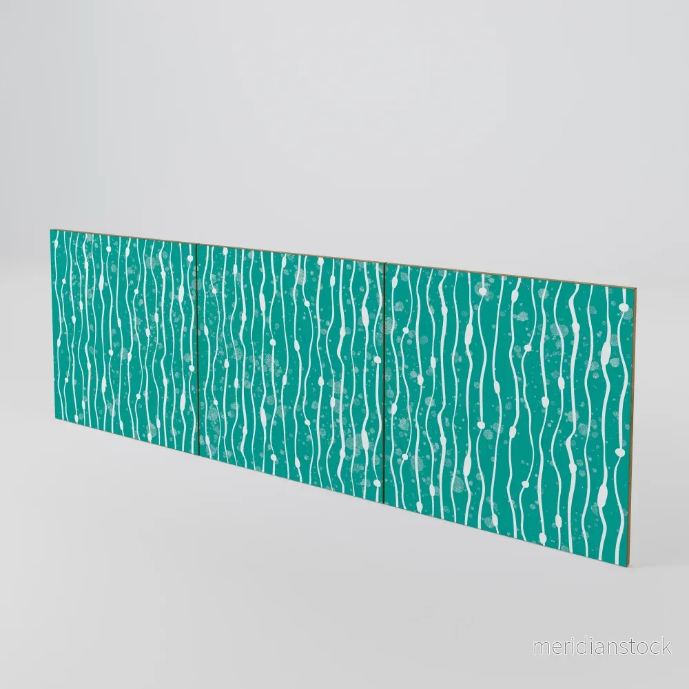 TURQUOISE RAIN Luckset med 3 dörrar till sideboard TURQUOISE RAIN Luckset med 3 dörrar till sideboard
