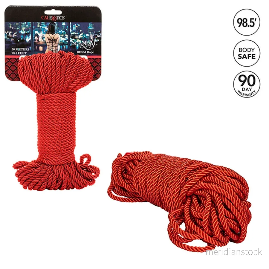 CALEXOTICS - SCANDAL RED BDSM ROPE 30 M - Bild 3