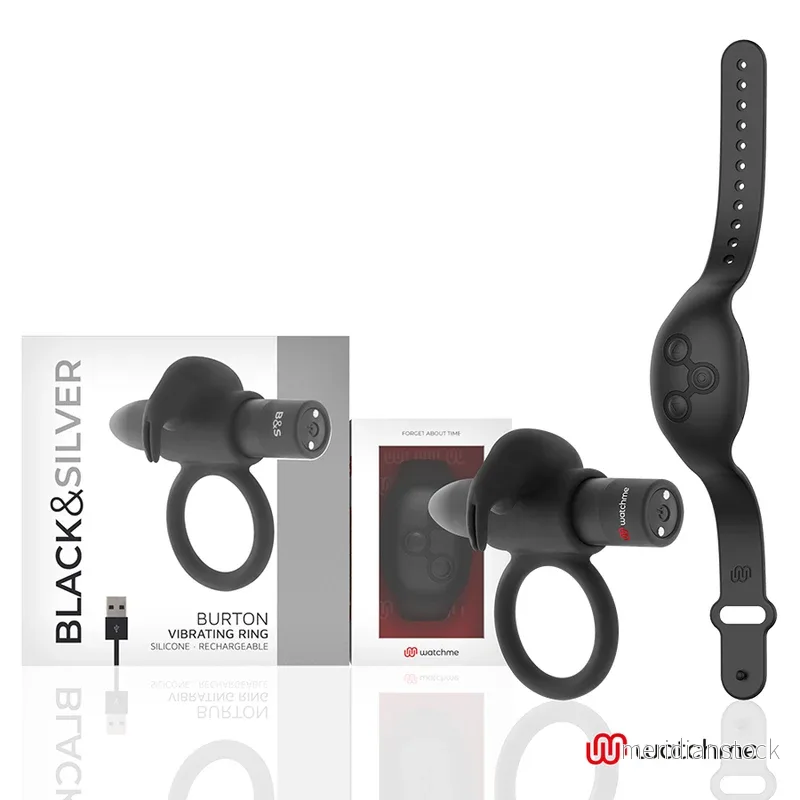 BLACK&SILVER - BURTON REMOTE CONTROL COCKRING WATCHME - Bild 3