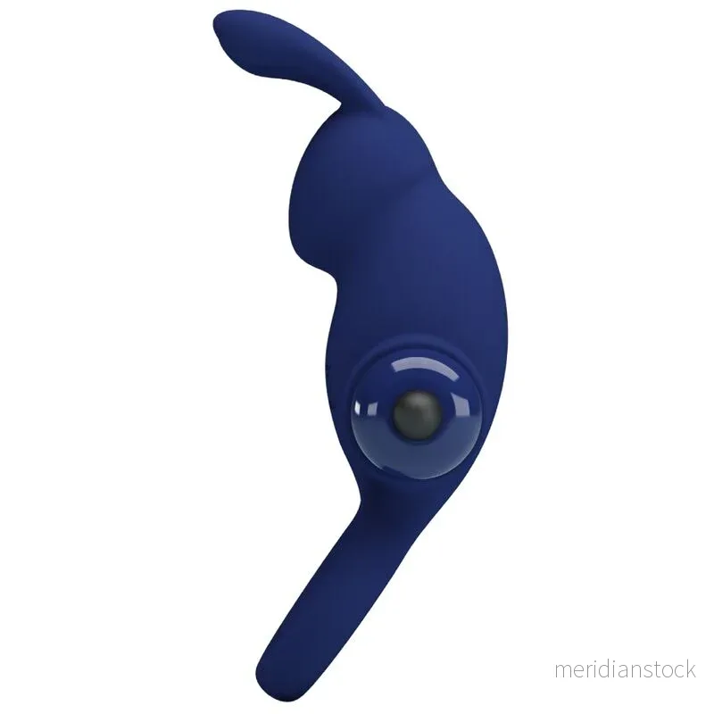 PRETTY LOVE - JIRO RABBIT RING WITH VIBRATION BLUE - Bild 3