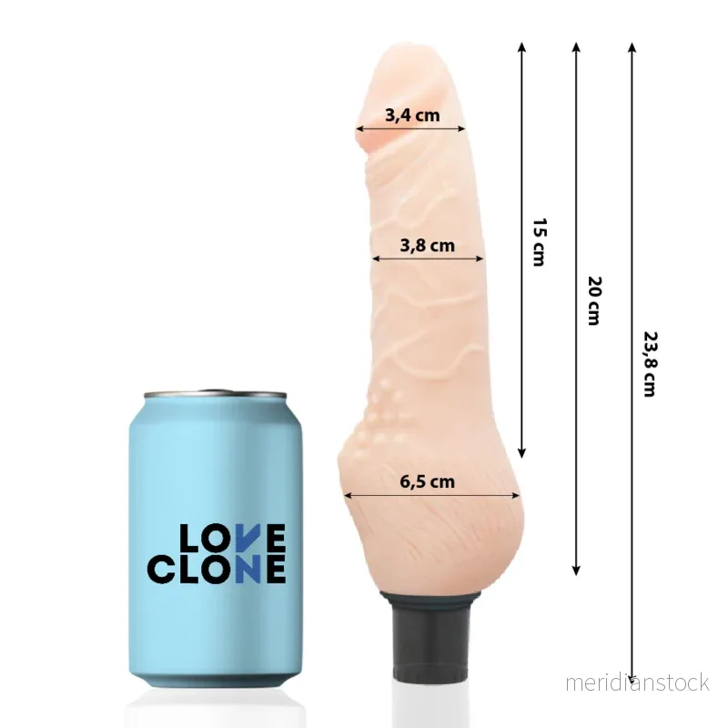 LOVECLONE - DAVEN SELF LUBRICATION REALISTIC 23.8 CM -O- 3.8 CM - Bild 3