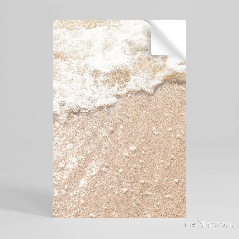 SHIMMERING SHORELINE Självhäftande Vertikal Poster - Bild 3
