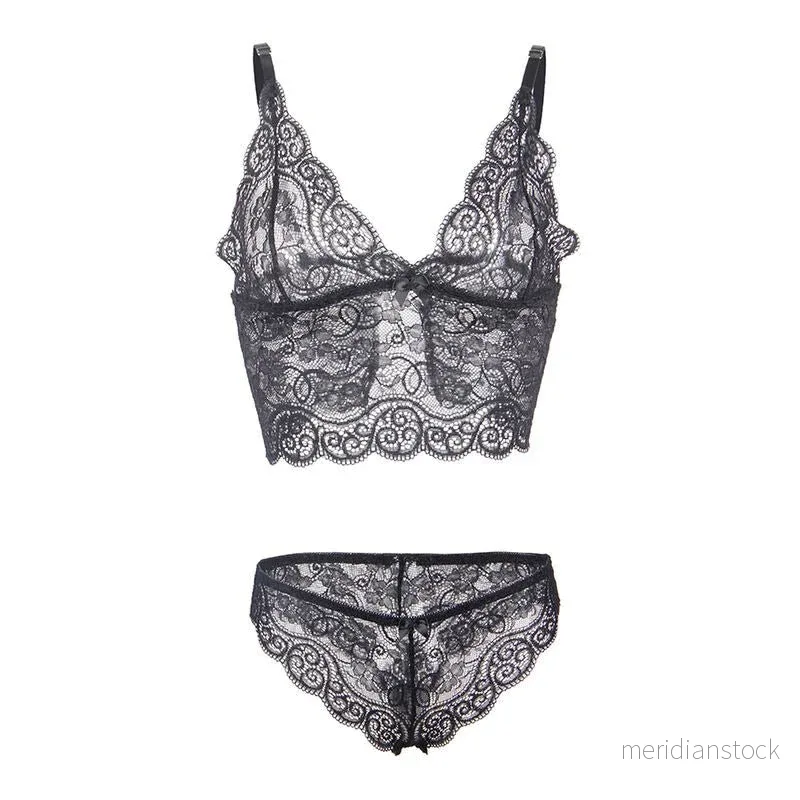 SUBBLIME - 953928 SILK AND LACE NIGHTGOWN + PANTIES BLACK L/XL - Bild 2