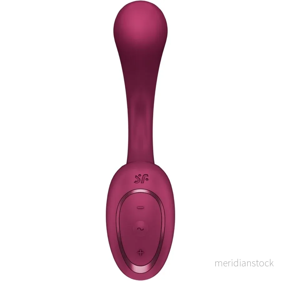 SATISFYER - G FOR GODDESS 2 RABBIT VIBRATOR BOTTLE BORDEAUX - Bild 2