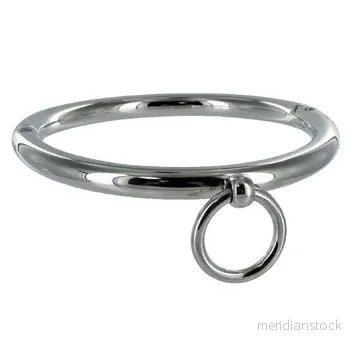 METAL HARD - BDSM NECKLACE WITH RING 10CM - Bild 2