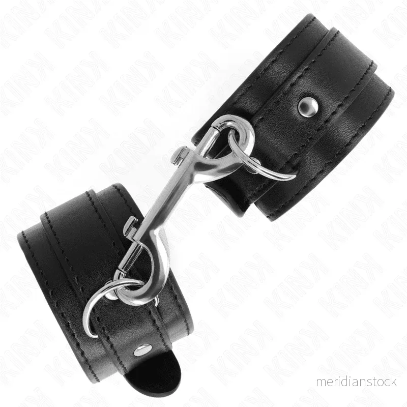 KINK - WRIST RESTRAINTS-SINGLE RIVET ROW BLACK ADJUSTABLE 17-28 CM X 5 CM - Bild 2