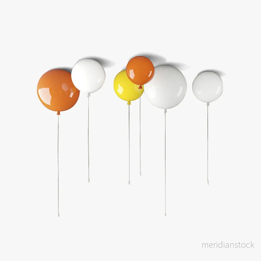 Kompakt, modern LED-ballongtaklampa – AuraLite Kompakt, modern LED-ballongtaklampa – AuraLite