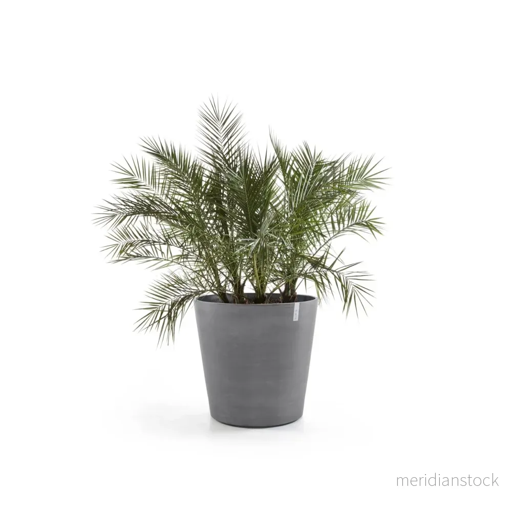 Kruka Amsterdam med hjul 100cm grå