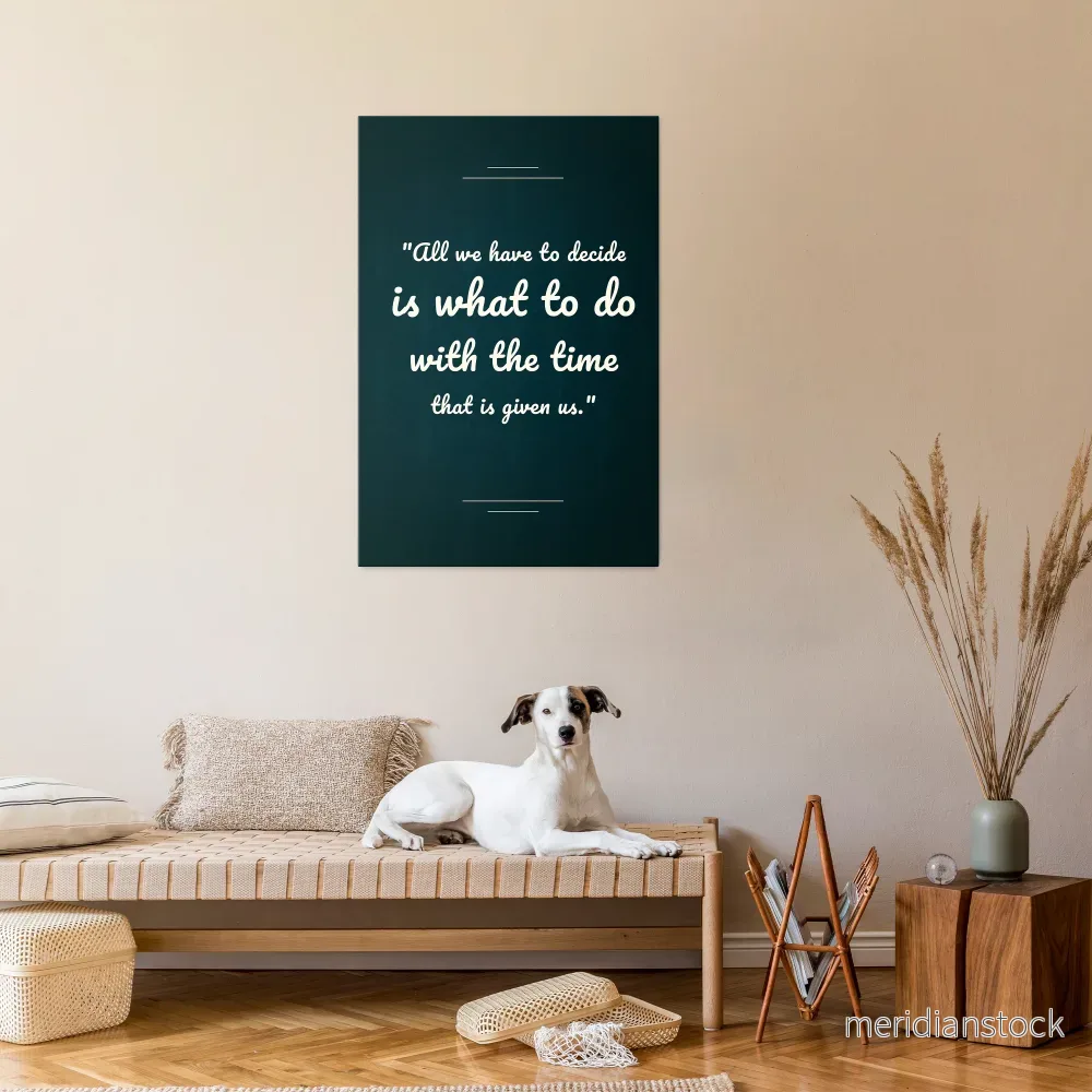 DECISIONS IN MOMENTS Vertical Canvas Print - Bild 2