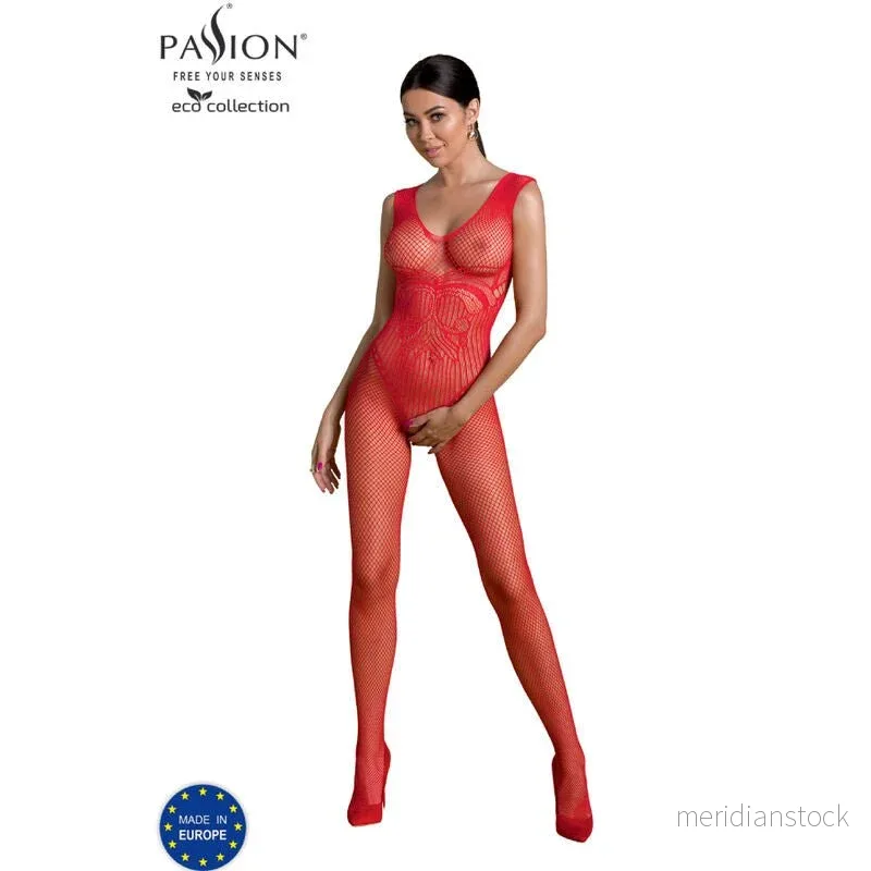 PASSION - ECO COLLECTION BODYSTOCKING ECO BS003 BLACK - Bild 2