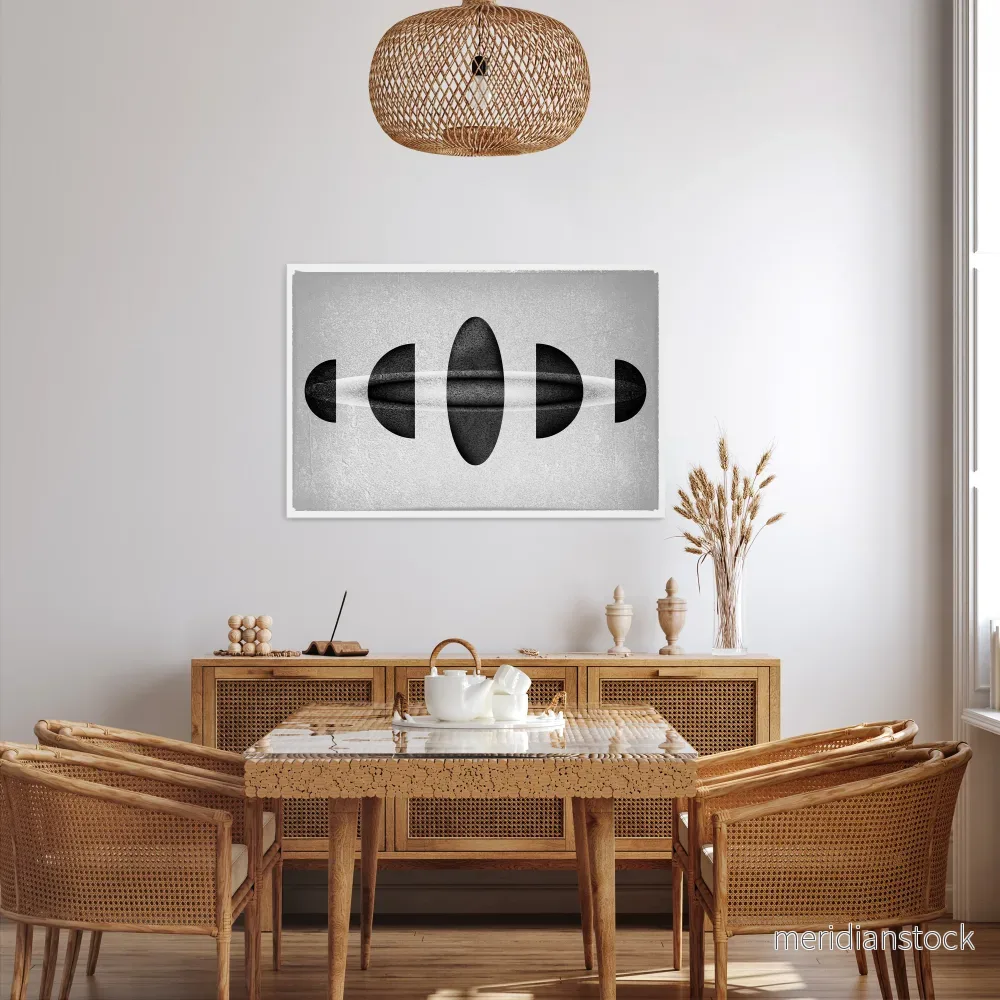 OBSIDIAN ODYSSEY Horizontal Canvas Print