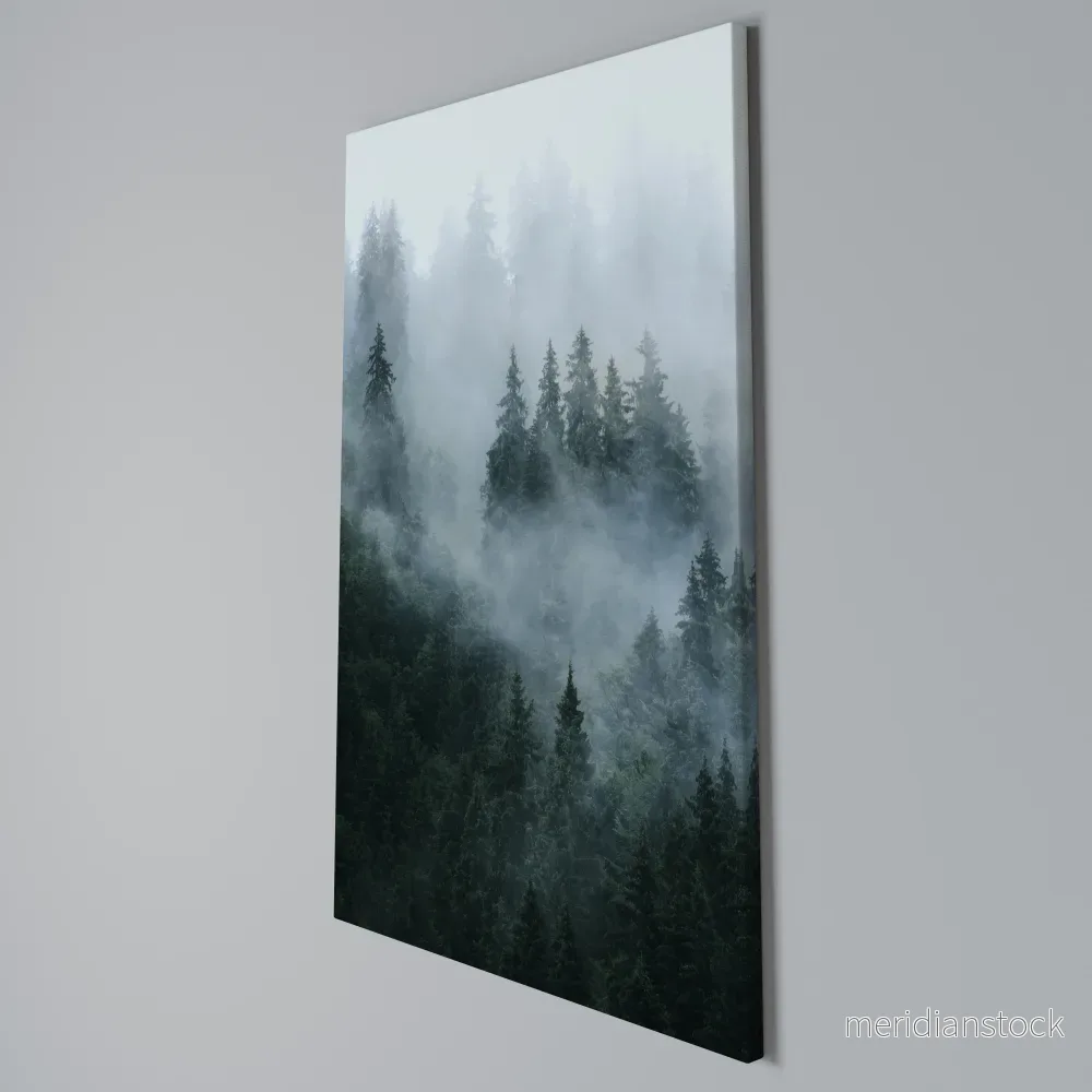 VEIL OF MIST Vertical Canvas Print - Bild 3