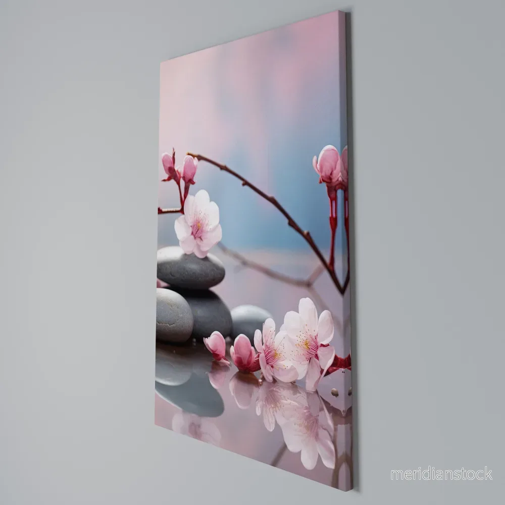 BALANCE OF NATURE Vertical Canvas Print - Bild 3