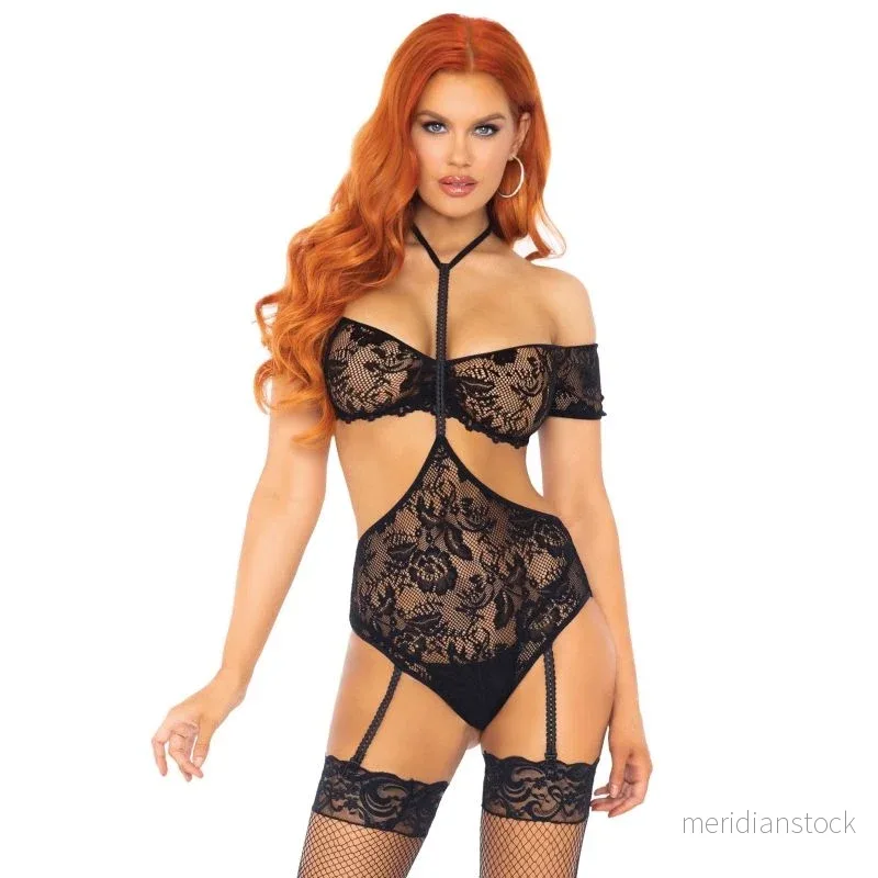 LEG AVENUE - SET TWO PIECES TOP & TEDDY S/M