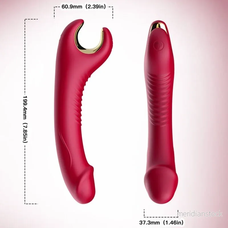 ARMONY - PRINCE DILDO VIBRATOR & ROTATOR RED - Bild 3