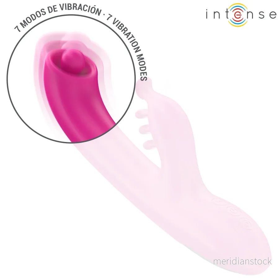 INTENSE - CHRISTINA MULTIFUNCTION RABBIT VIBRATOR 22.5 CM PINK - Bild 3