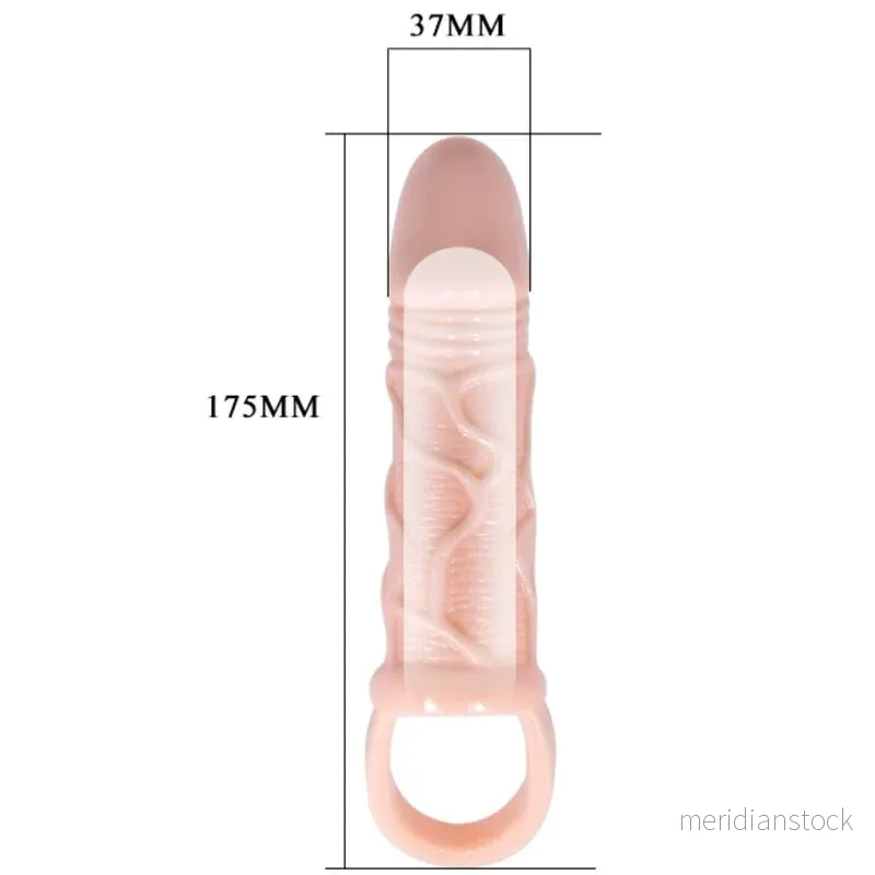 BAILE - PENIS EXTENDER SHEATH WITH STRAP FOR TESTICLES 13.5 CM - Bild 2