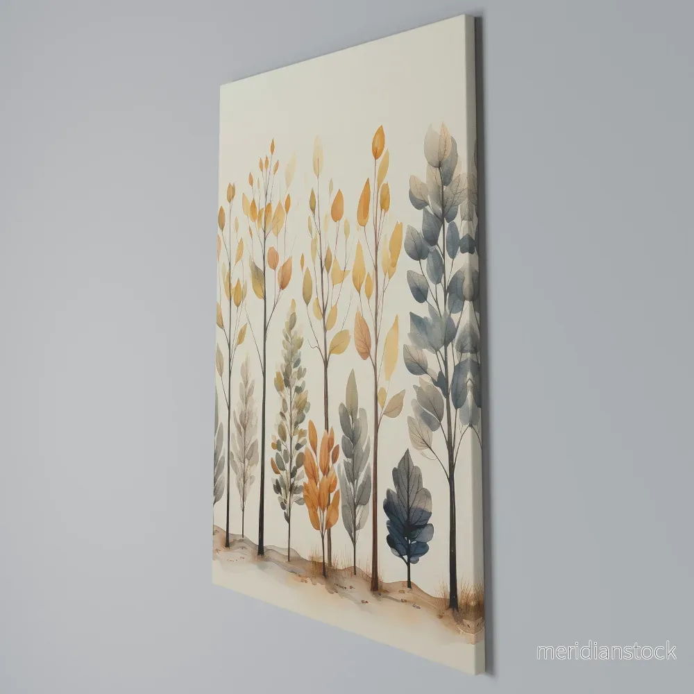 AUTUMN FOREST Vertical Canvas Print - Bild 3