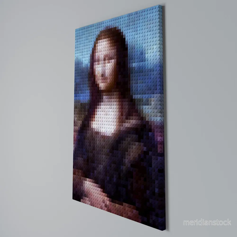 CONSTRUCTIVE ART Vertical Canvas Print - Bild 3