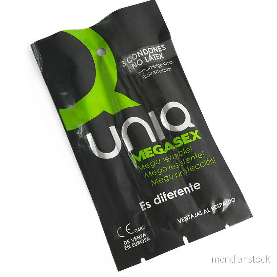 UNIQ - MEGASEX LATEX FREE SENSITIVE CONDOMS 3 UNITS - Bild 3