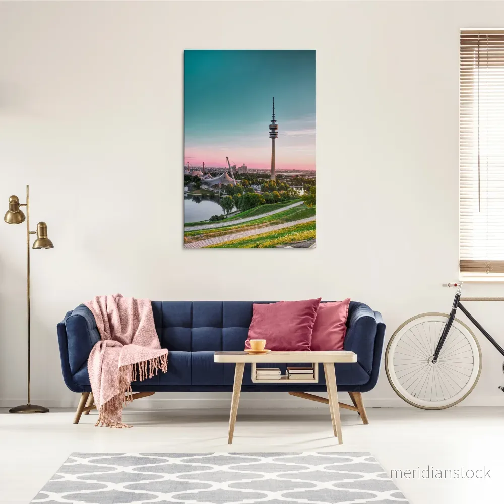 TOWERING DREAMSCAPE Vertical Canvas Print - Bild 2