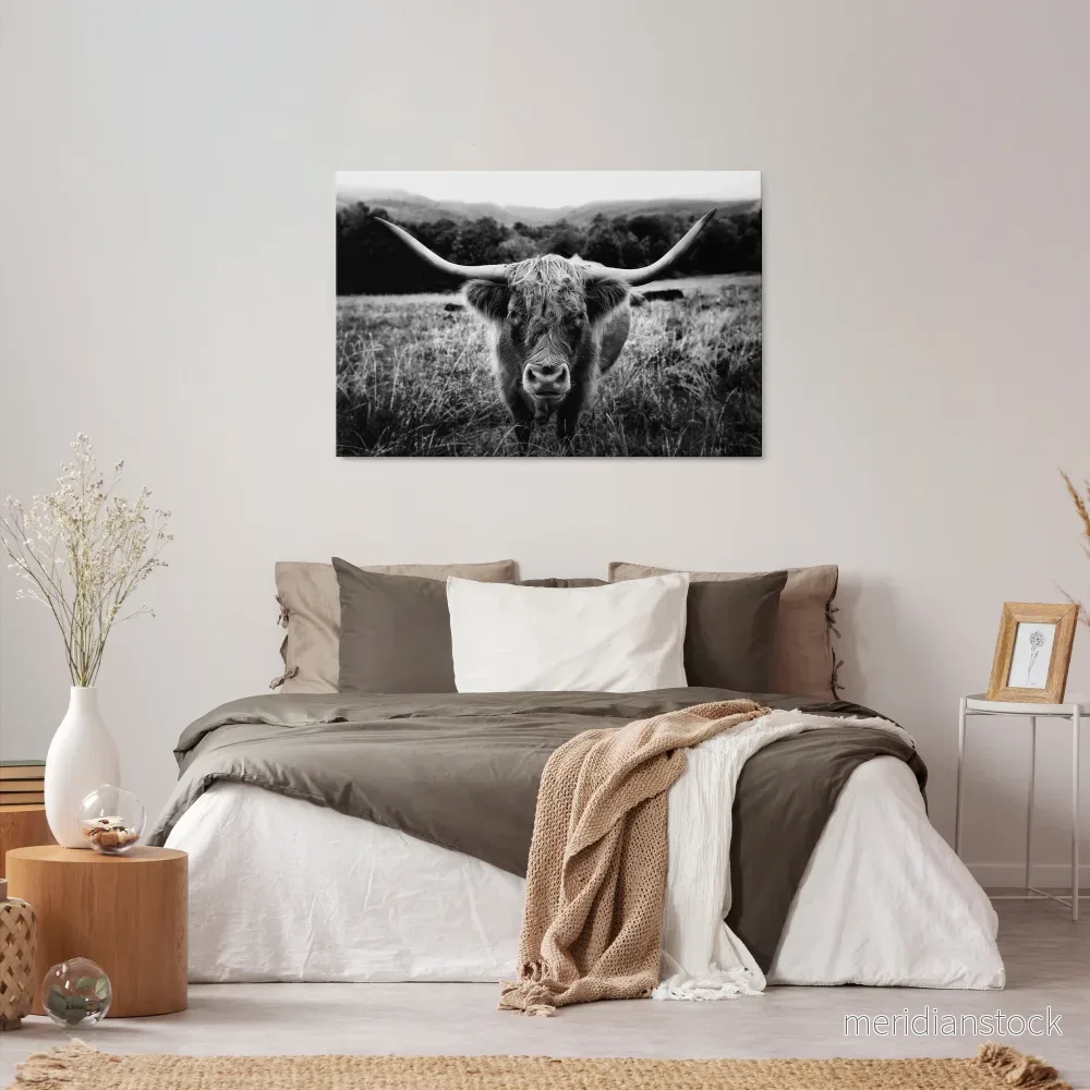 HORNED HERO IN FOCUS Horizontal Canvas Print - Bild 2