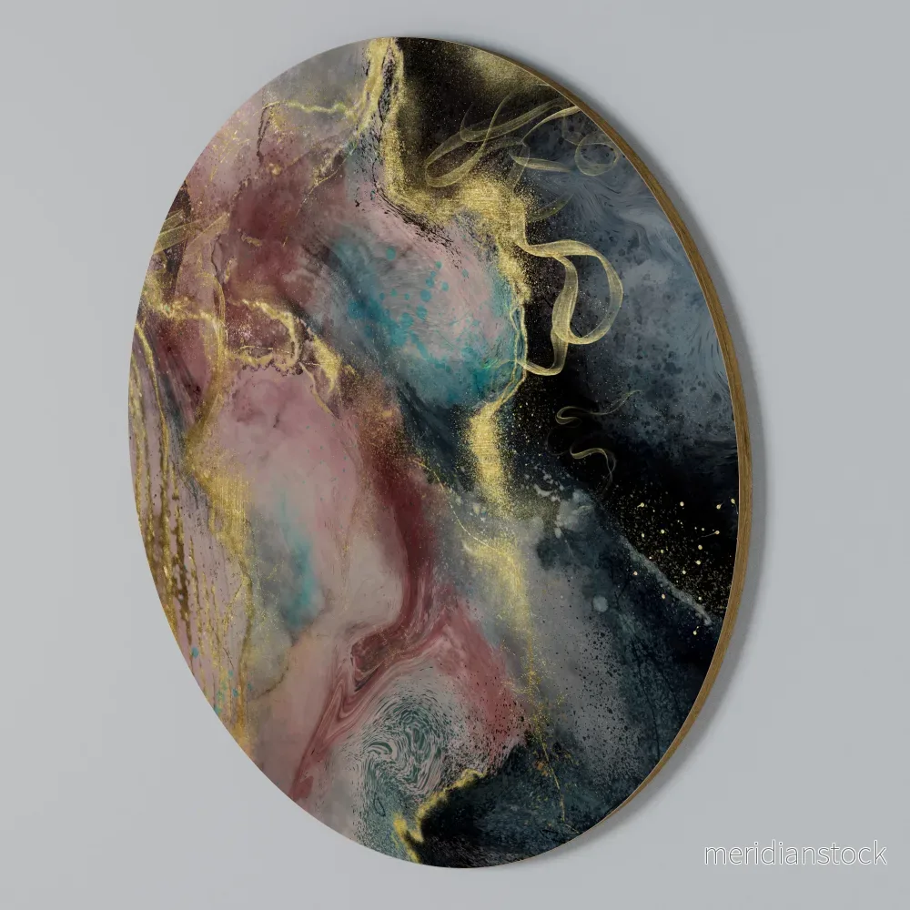 EARTHY MARBLE Rund väggdekor EARTHY MARBLE Rund väggdekor
