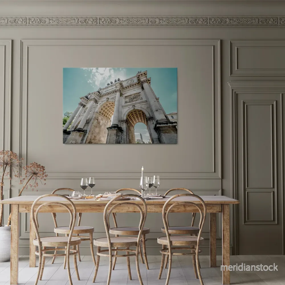 ARCHITECTURAL ELEGANCE Horizontal Canvas Print