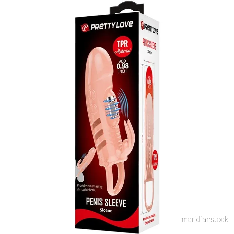 PRETTY LOVE - SLOANE NATURAL RABBIT PENIS SHEATH - Bild 2