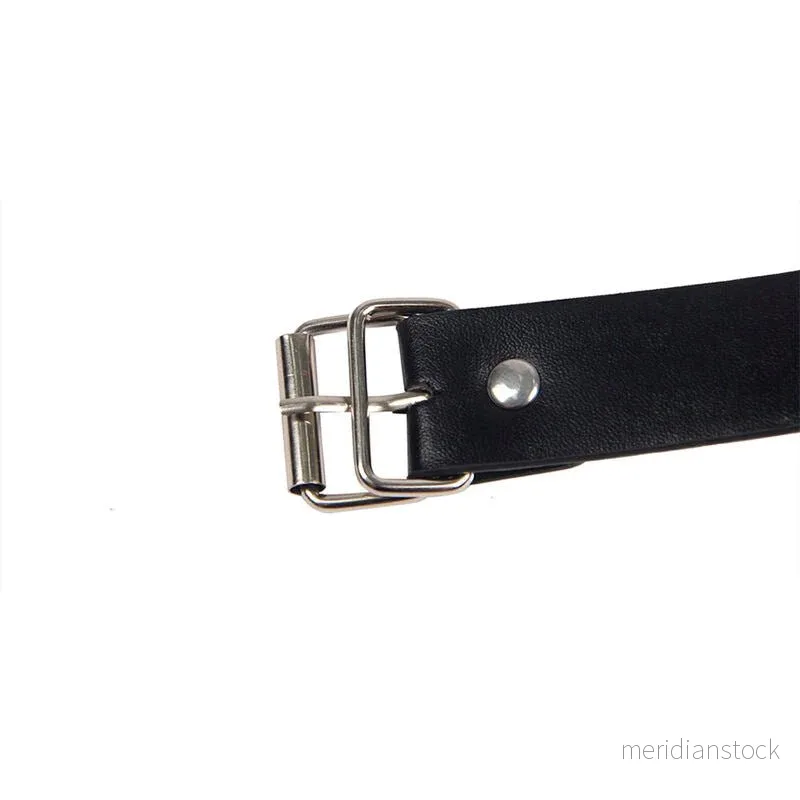 SUBBLIME - 953720 BONDAGE LEATHER STRAP BREAST CLAMPS BLACK ONE SIZE - Bild 3