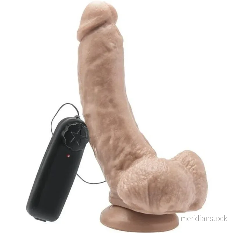 GET REAL - DILDO 20,5 CM WITH BALLS VIBRATOR SKIN - Bild 3