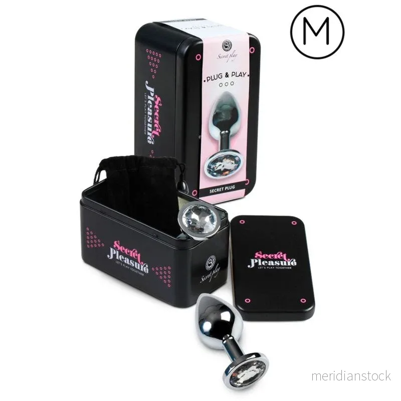 SECRETPLAY - PLUG ANAL TRANSPARENT ALUMINUM 7CM - Bild 3