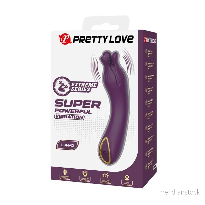 PRETTY LOVE - LUNAO RECHARGEABLE VIBRATOR 10 FUNCTIONS PURPLE - Bild 3