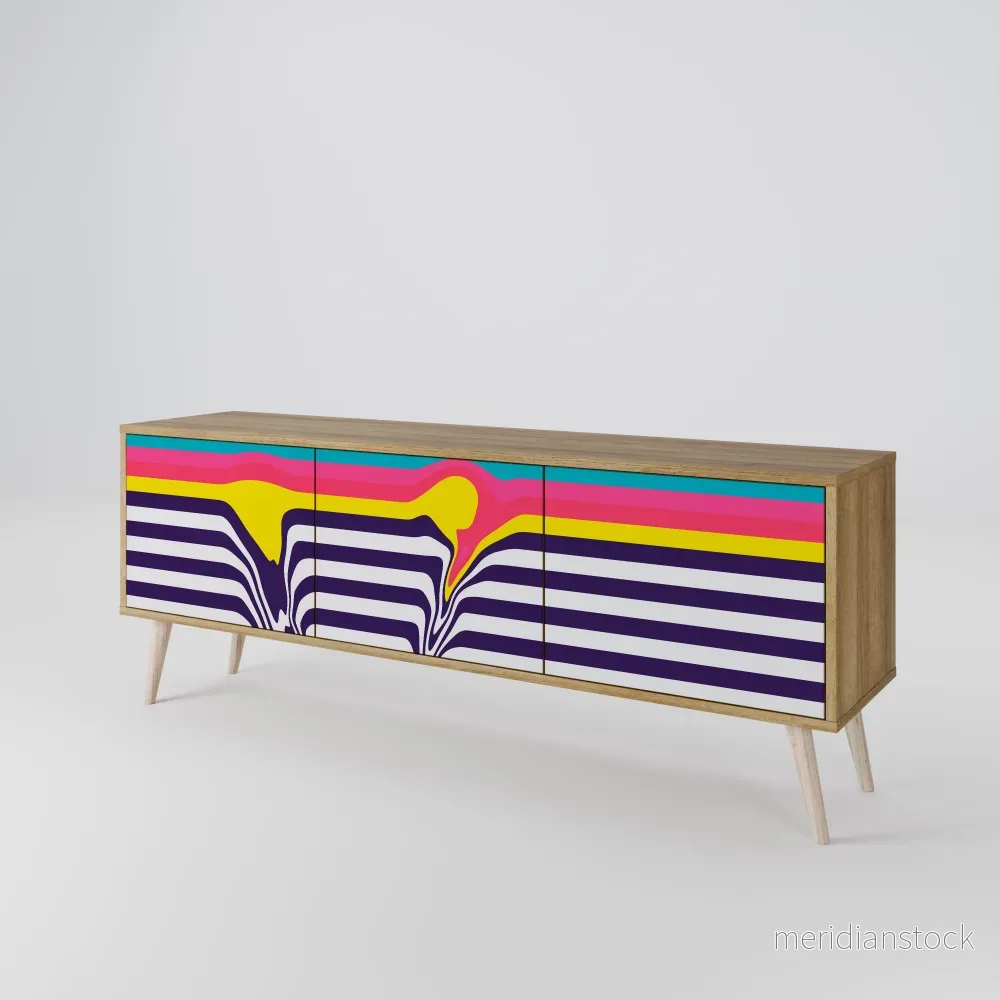 TONE COLLAPSE TV-bänk med 3 dörrar TONE COLLAPSE TV-bänk med 3 dörrar