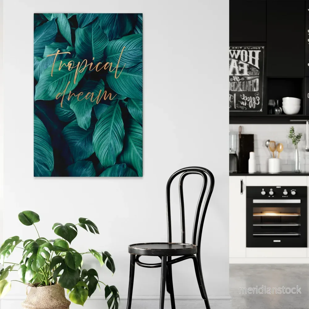 TROPICAL BLISS Vertical Canvas Print - Bild 2