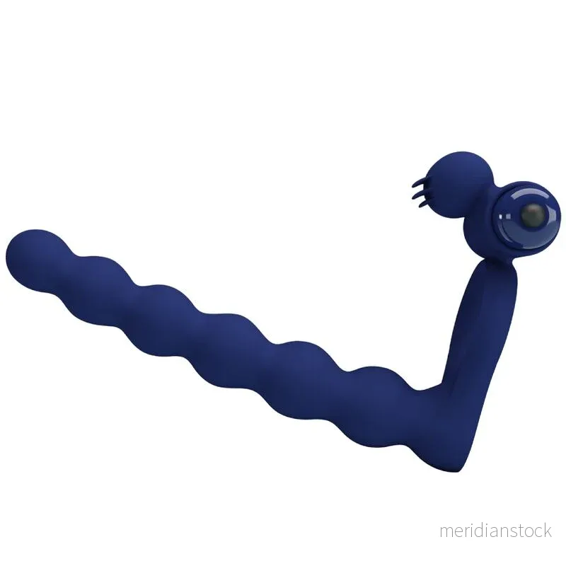 PRETTY LOVE - AJMAL VIBRATING RING WITH PLUG BLUE - Bild 2