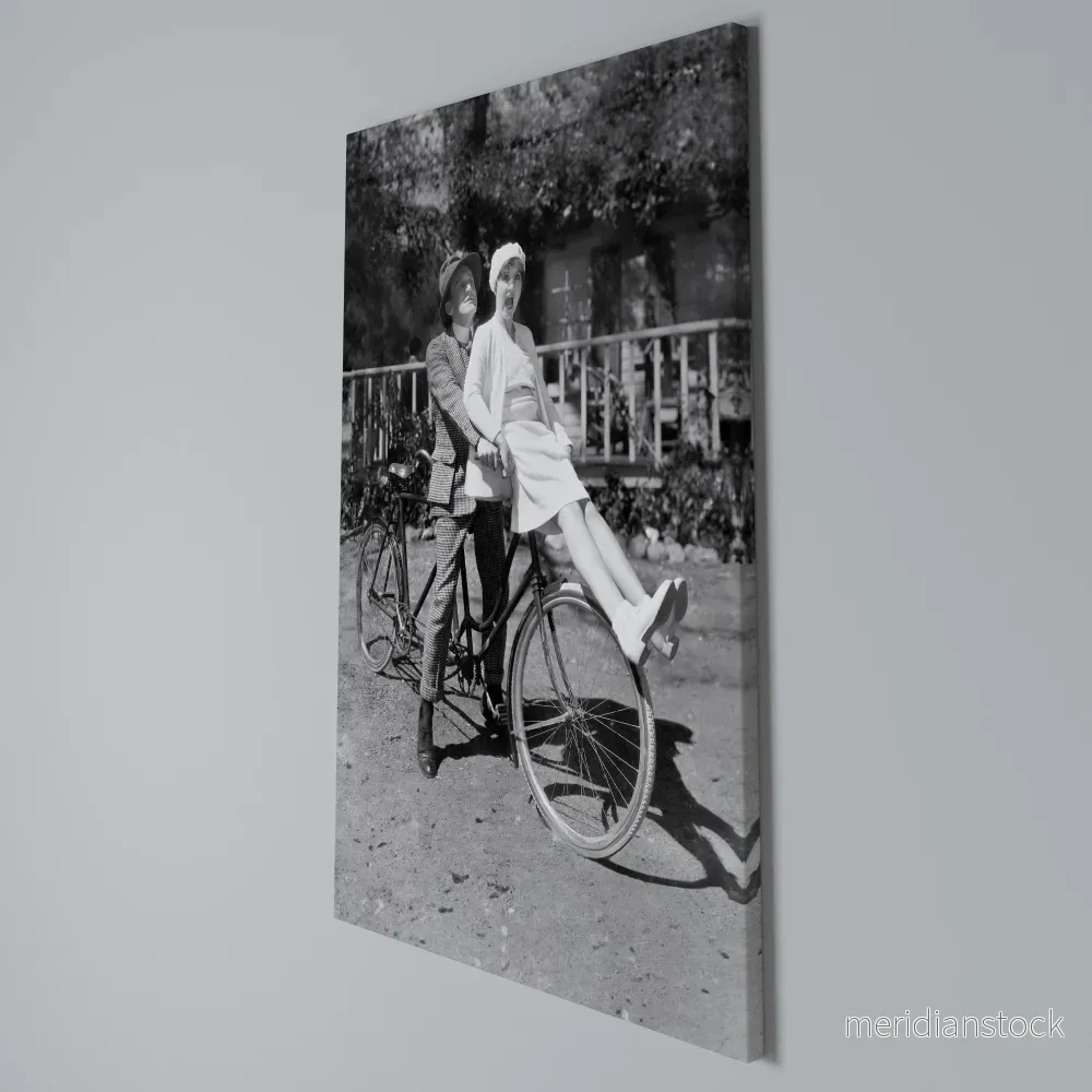 RIDING THROUGH TIME Vertical Canvas Print - Bild 3