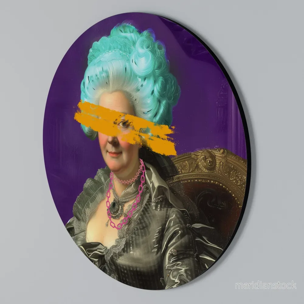 BAROQUE CHIC Rund väggdekor - Bild 2