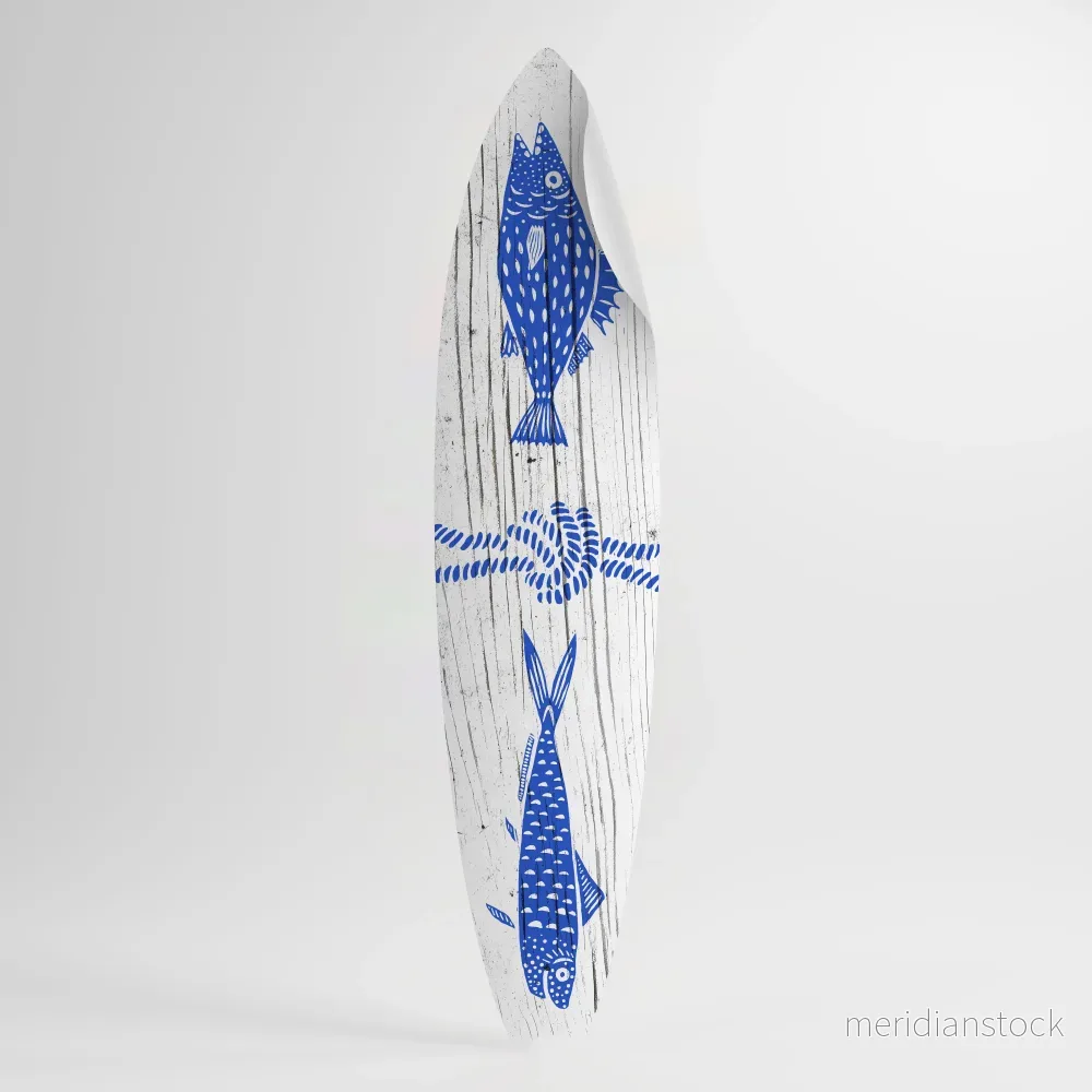 MARINE CREATURES Väggdekal surfbräda